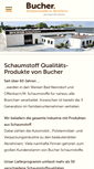 Mobile Screenshot of bucher-schaumstoffe.de